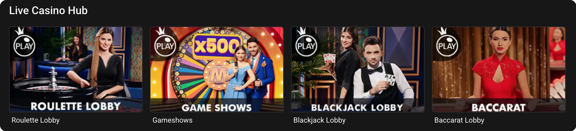 Live Casino Hub at BetFox Casino Ghana